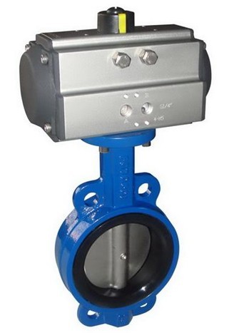 氣動對(dui)夾蝶閥(fá) WLD671X/F