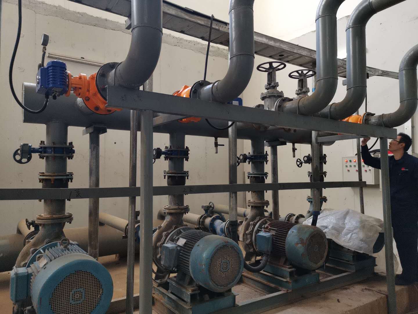 沈陽世紀(jì)華通泵站(zhan)使用現場(chǎng)